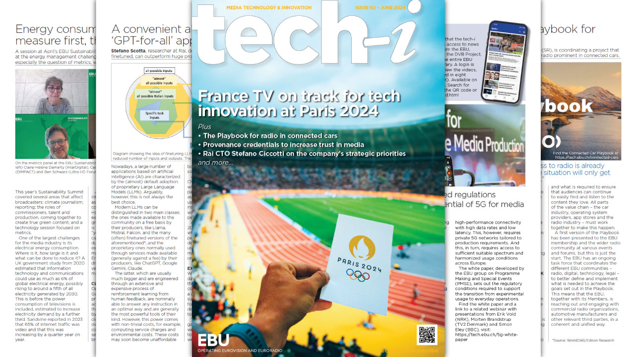 tech-i 60 : France TV est sur le chemin de l’innovation technologique à Paris 2024