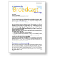 Tech Review 294 Road map for broadcasting