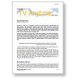Tech Review 302 TV-Anytime UK test bed